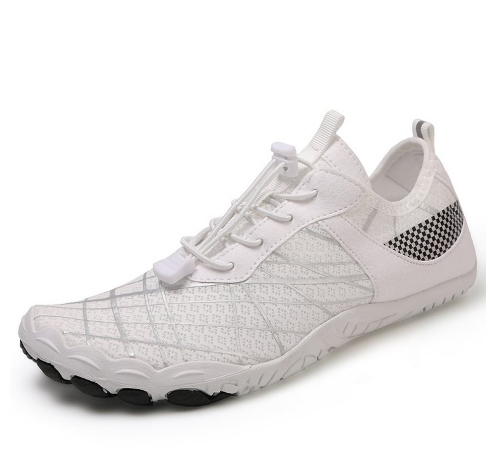 HUSK'SWARE Watschuh (Bequemes Barfußgefühl, Elastische Schnürung mit Schnellverschluss) Rutschfeste Gummisohle Unisex-Modell in vielen Farben & Größen