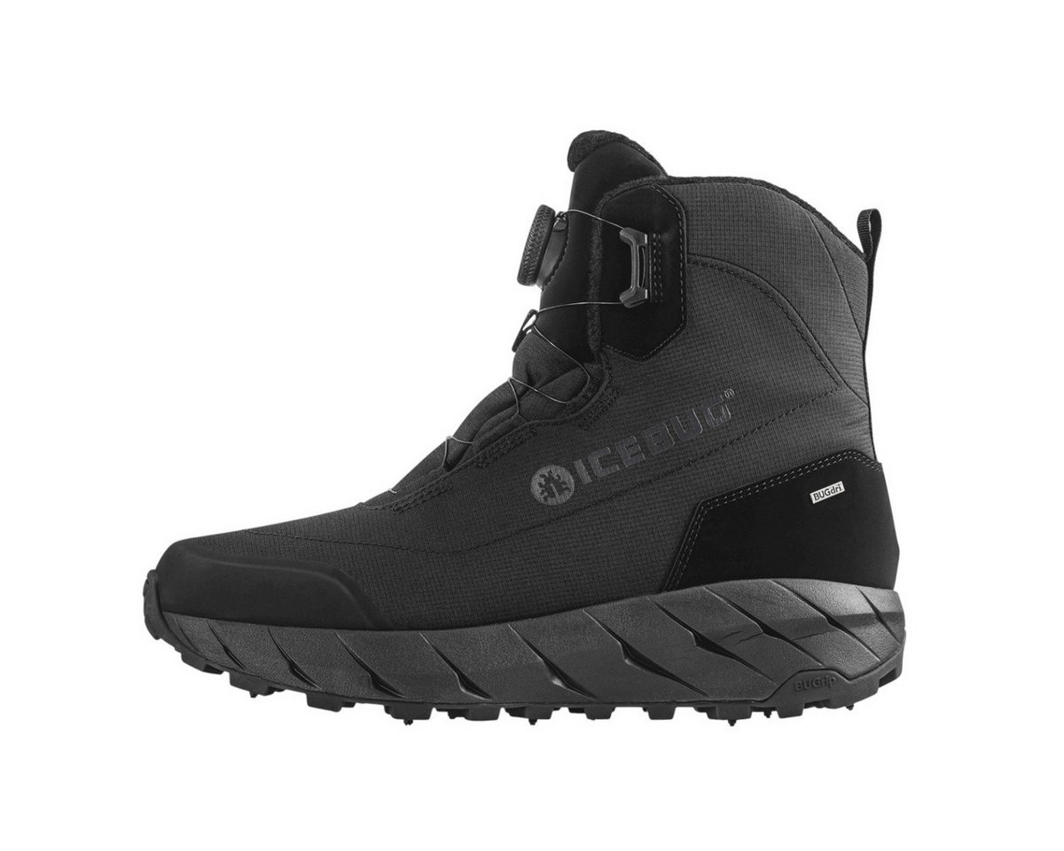 icebug Alne BUGrip (BOA-Schnürsystem, wasserdicht, mit Spikes) schwarz Herren Winterstiefel
