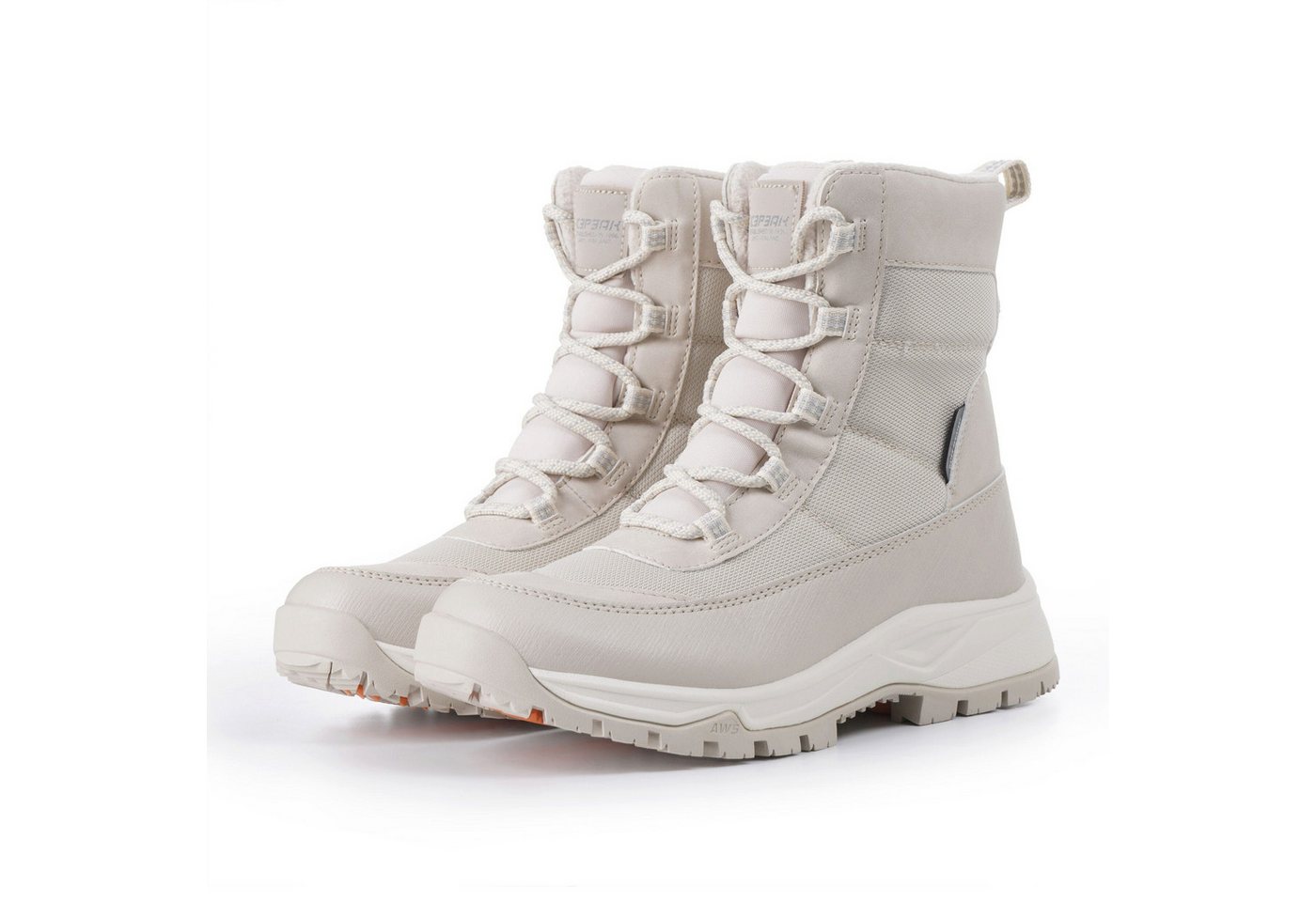 icepeak ANAHEIM MS Winterboots Winterschuhe, Winterstiefel, Snowboots, gefüttert & wasserabweisend (CEMENT)