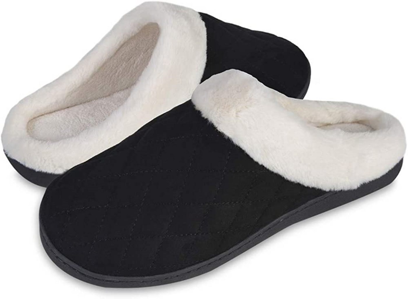IceUnicorn Winterwarme Hausschuhe: Komfort und Stil für kalte Tage Pantoffel (Hausschuhe-Set, 1 Paar Hausschuhe) Plüsch-Fleceefutter