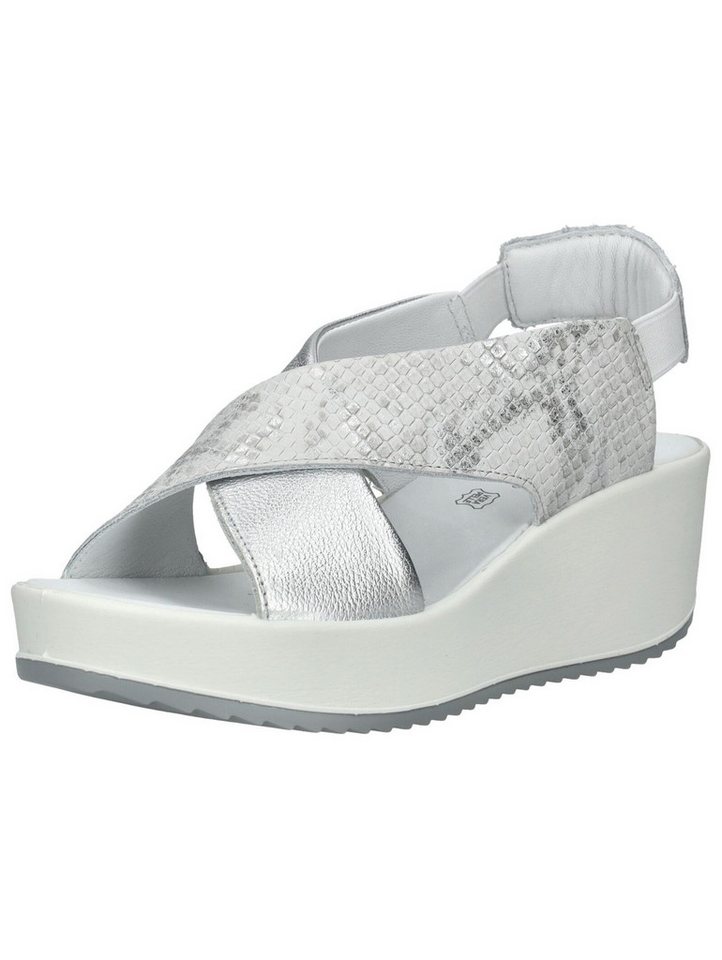 IGI & CO Sandalen Leder . Keilsandalette (silber)