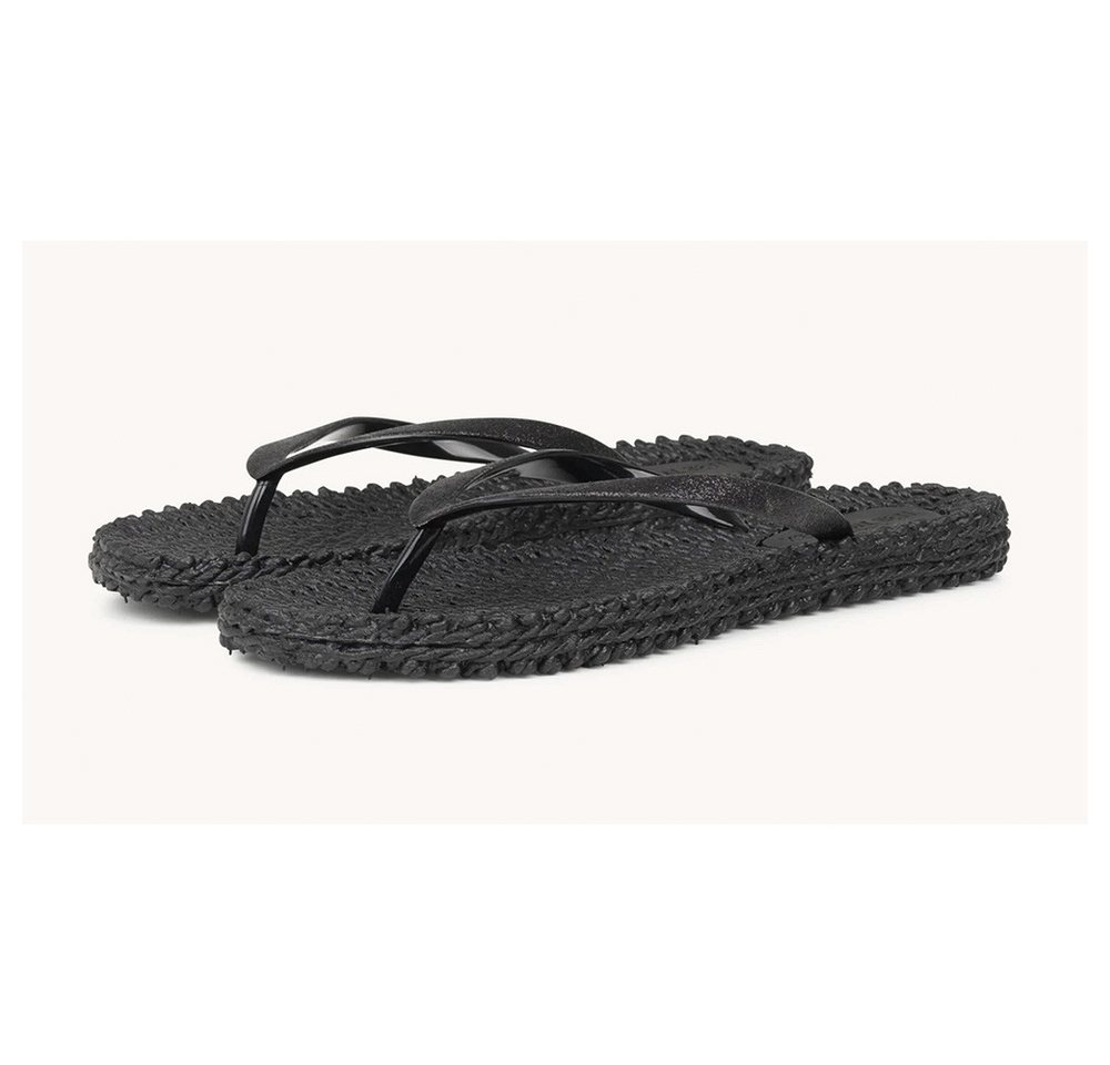 Ilse Jacobsen CHeerful01 Damen Flip-Flops Glitter Zehentrenner (schwarz)