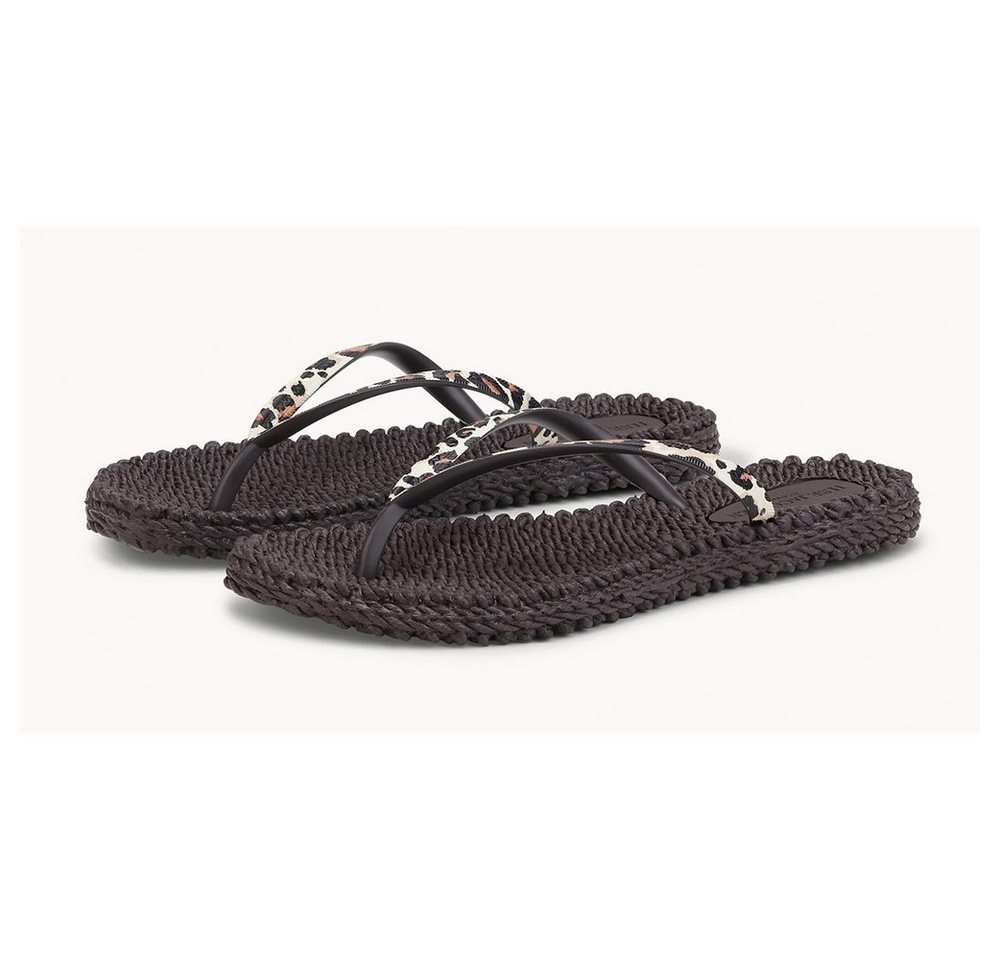 Ilse Jacobsen Flip-Flops CHEERFUL01P mit Panthera-Print Zehentrenner
