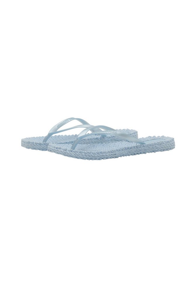 Ilse Jacobsen CHEERFUL02 Zehentrenner Leicht & flexibel, Massageeffekt (blau)