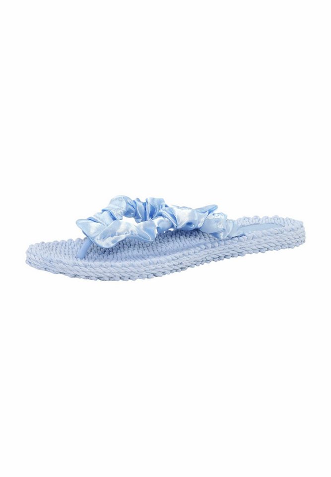 Ilse Jacobsen CHEERFUL06 Zehentrenner Leicht & flexibel, Massageeffekt (blau)