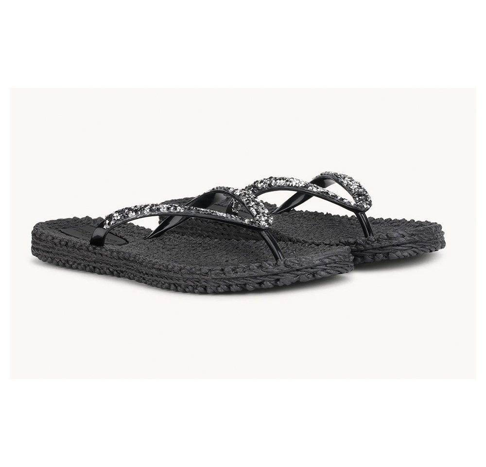 Ilse Jacobsen Damen Flip-Flops CHEERFUL03G mit Strasssteinen Zehentrenner