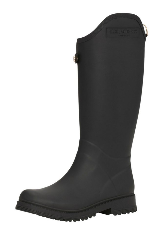 Ilse Jacobsen RUBSWIFT02 Gummistiefel Kniehoch, wasserdicht, dekorative Details, asymmetrisch, rutschfest