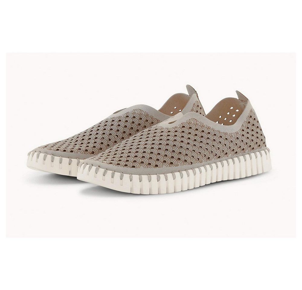Ilse Jacobsen Tulip Damen Slipper TULIP3275 mit Laser-Cut-Muster Pantolette
