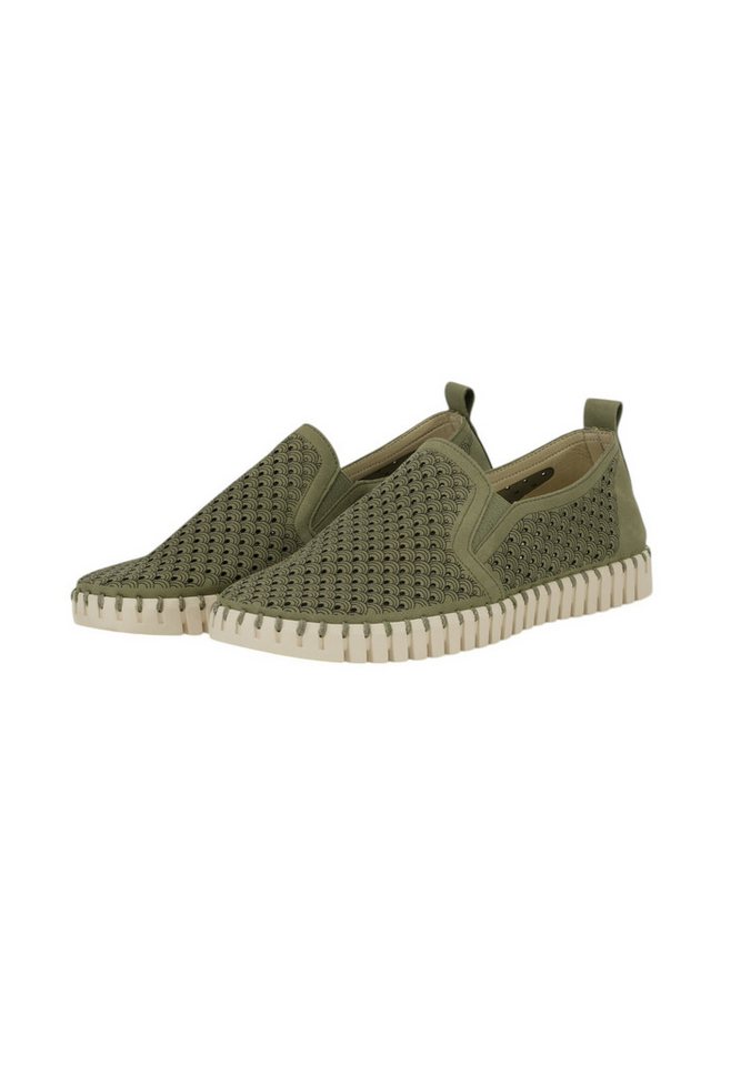 Ilse Jacobsen TULIP140MEN Slipper Plateausohle, atmungsaktive Mikrofaser, hoher Tragekomfort (braun)