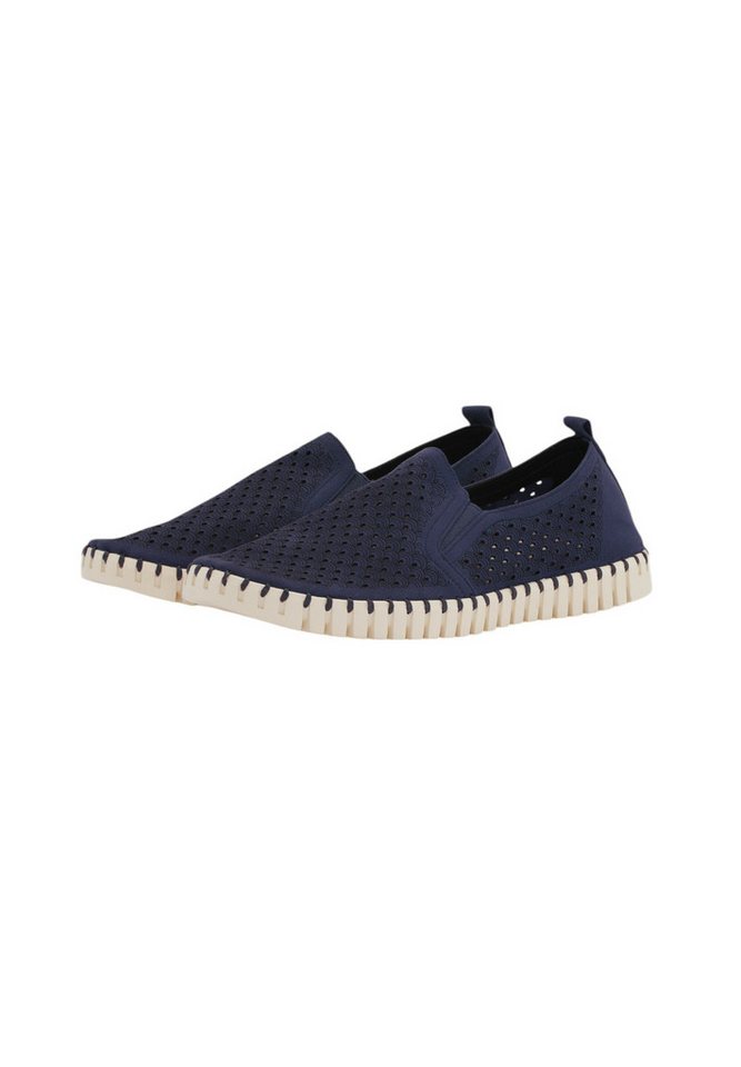 Ilse Jacobsen TULIP140MEN Slipper Plateausohle, atmungsaktive Mikrofaser, hoher Tragekomfort (dark indigo)