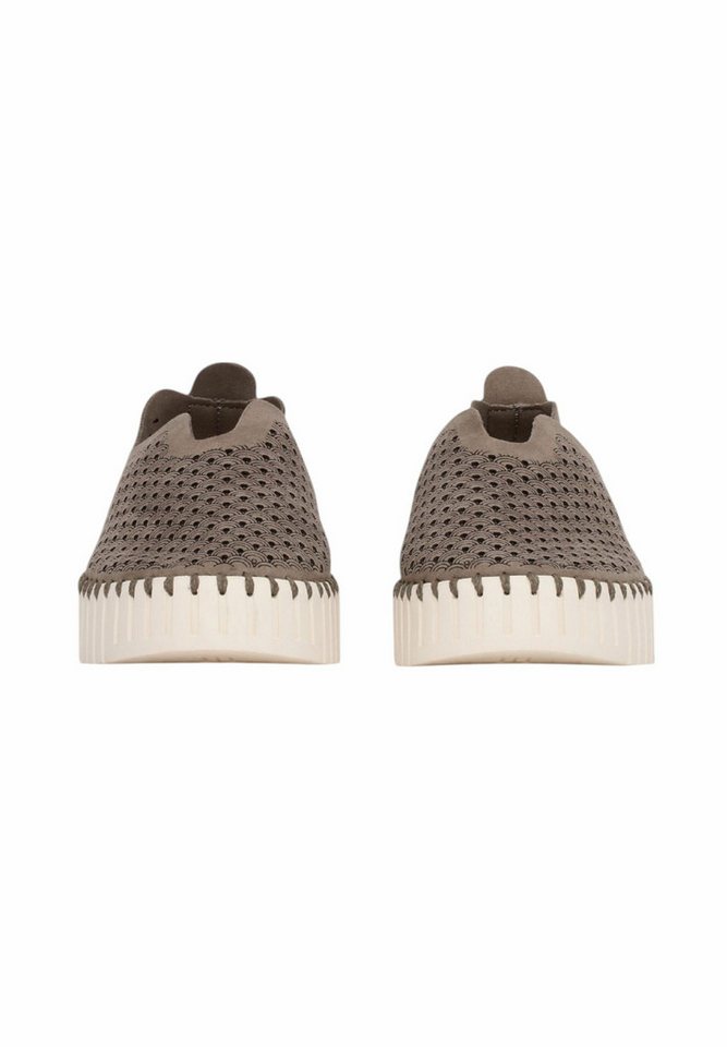 Ilse Jacobsen TULIP3373 Sneaker Plateausohle, atmungsaktive Mikrofaser, hoher Tragekomfort (Falcon)