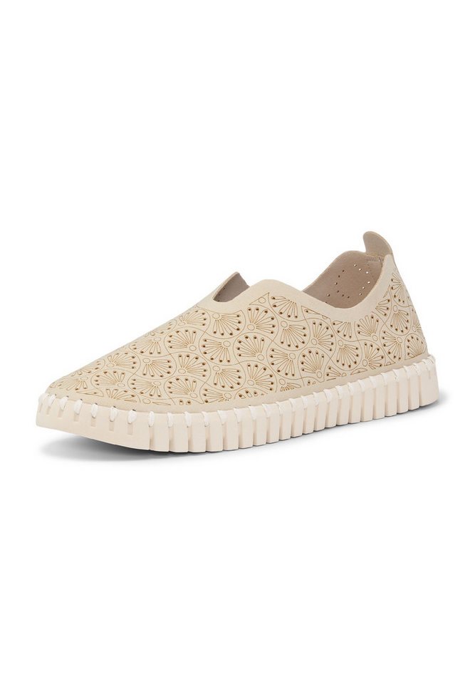 Ilse Jacobsen TULIP3485 Slipper Plateausohle, atmungsaktive Mikrofaser, hoher Tragekomfort