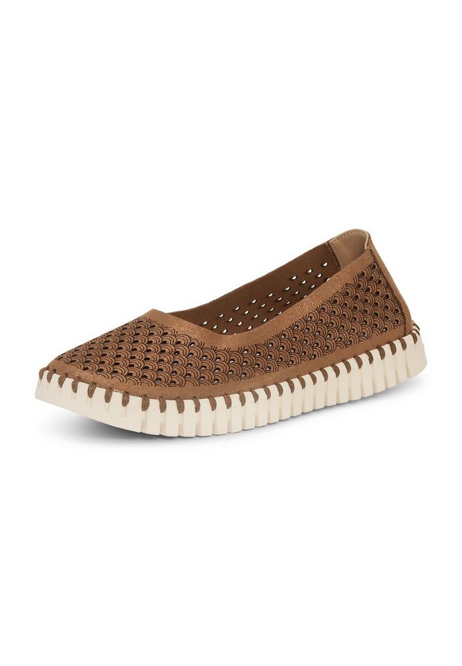 Ilse Jacobsen TULIP3578 Slipper Plateausohle, atmungsaktive Mikrofaser, hoher Tragekomfort
