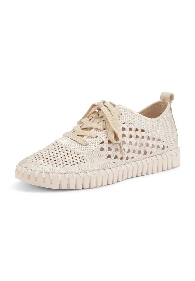 Ilse Jacobsen TULIP4275 Schnürschuh Tulip mit Schnürung, klebstofffrei, gepolstert, Stickerei