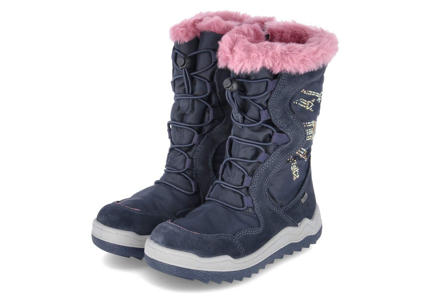 IMAC 680918 7030/008 Mädchen Leder & Textil blau Winterstiefel