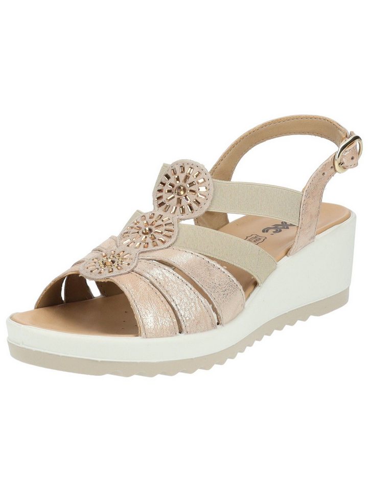 IMAC Sandalen Leder . Keilsandalette (beige)