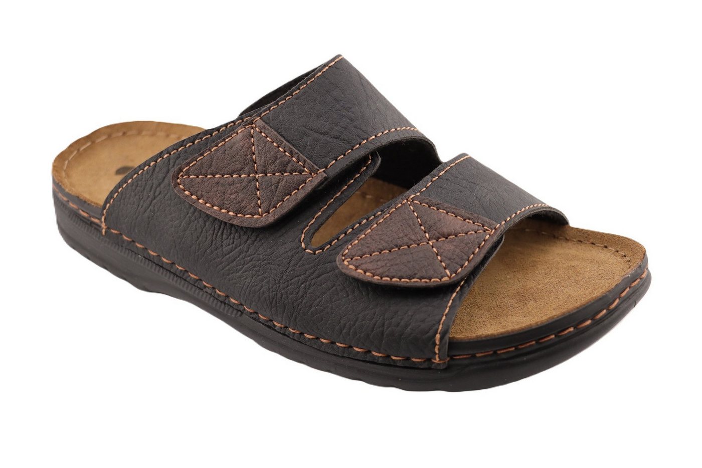 INBLU Herren Pantolette (braun/schwarz)