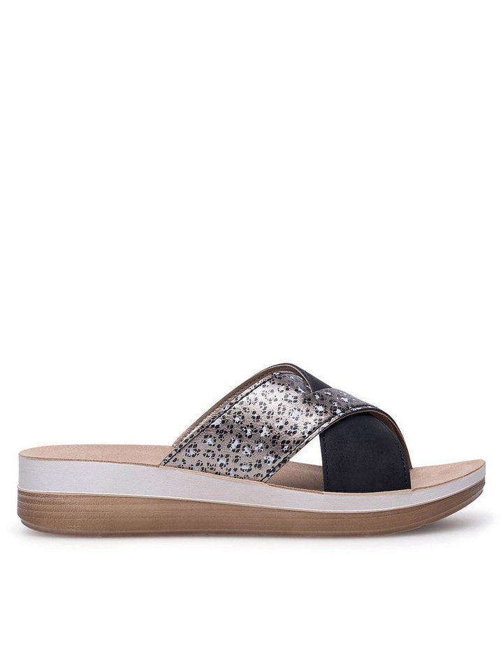 INBLU Pantoletten FT000013 Schwarz Pantolette