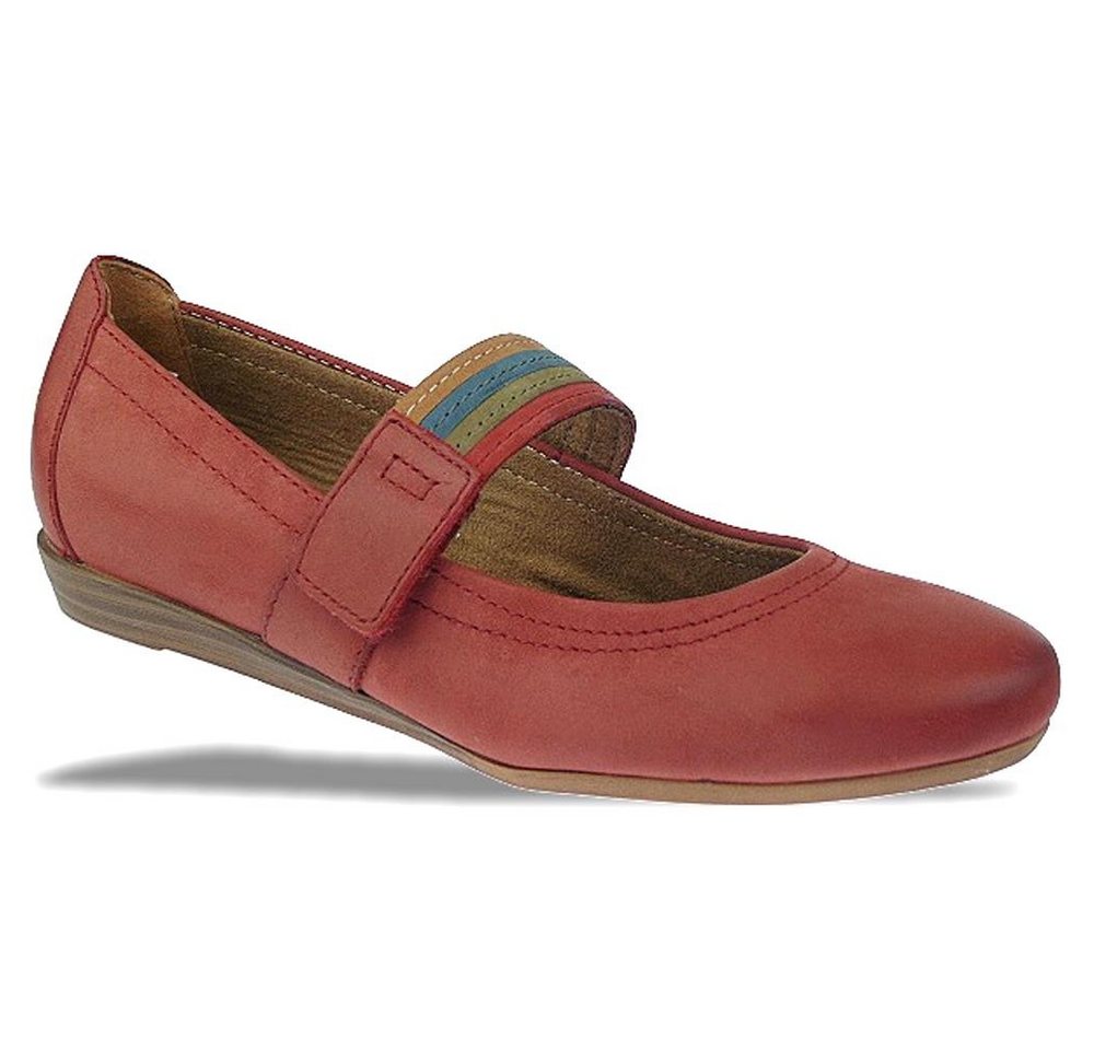Indigo Leder Ballerina Ballerina (rot)
