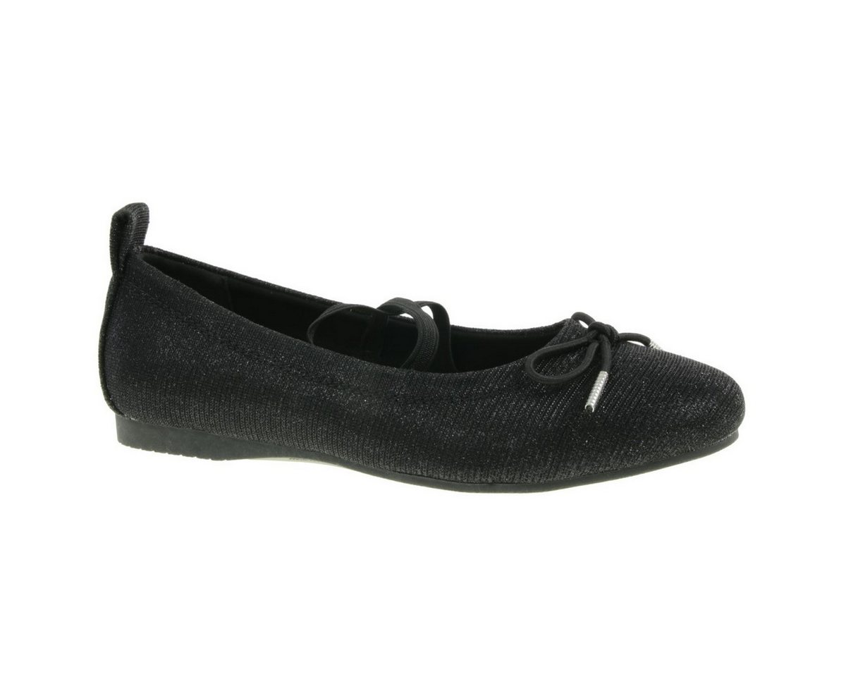 Indigo Mädchen Ballerina Spangenschuh Riemchen schwarz EUR 31 Ballerina