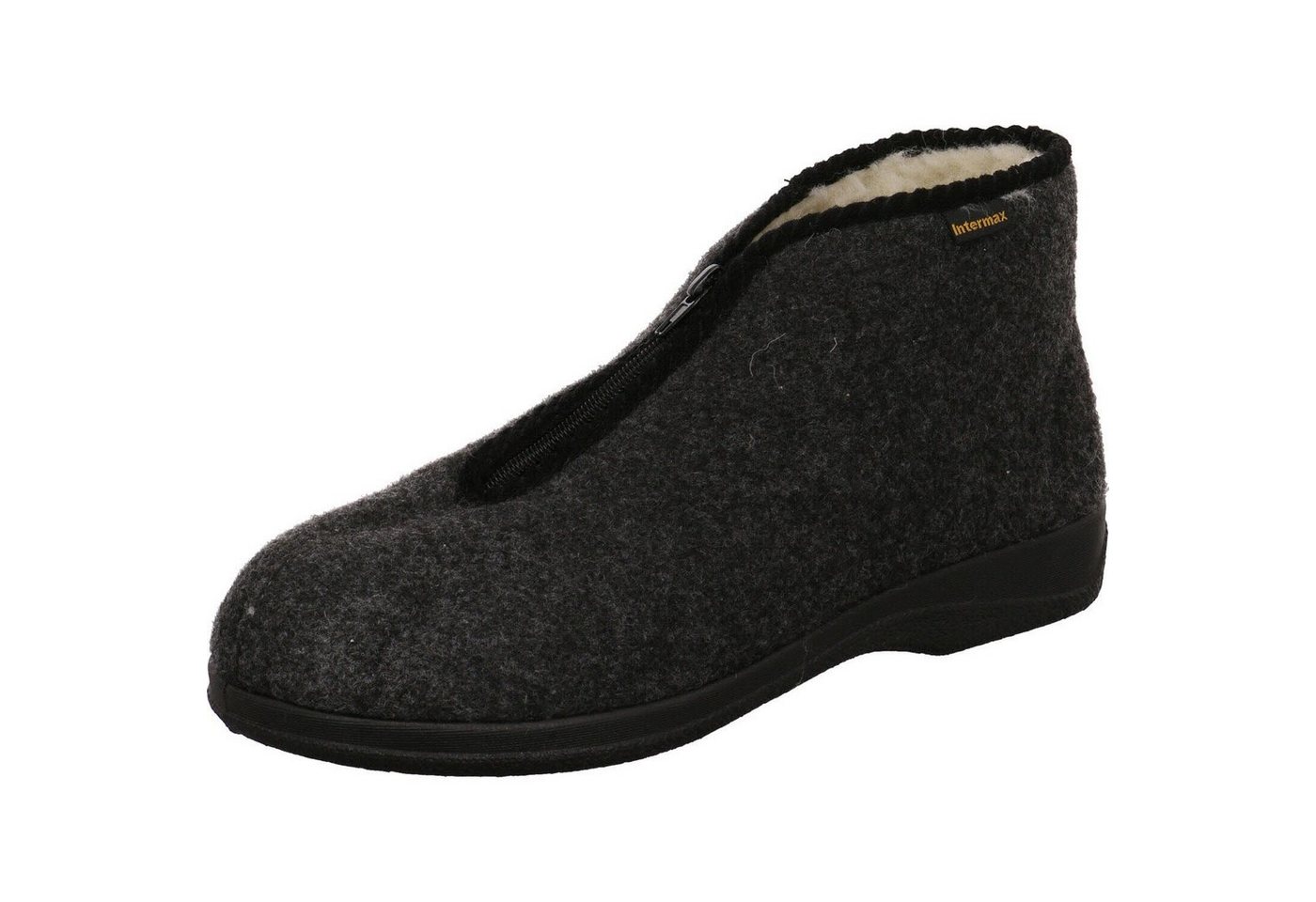 Intermax Hausschuh (grau/schwarz)