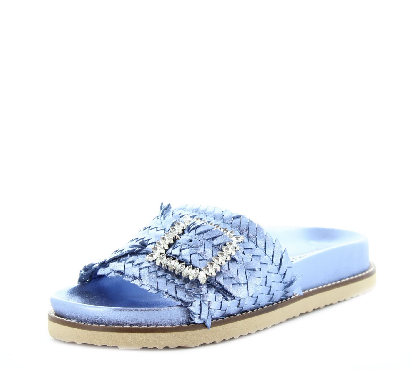Inuovo 395011 Pantolette Schmuckschnalle (blau)