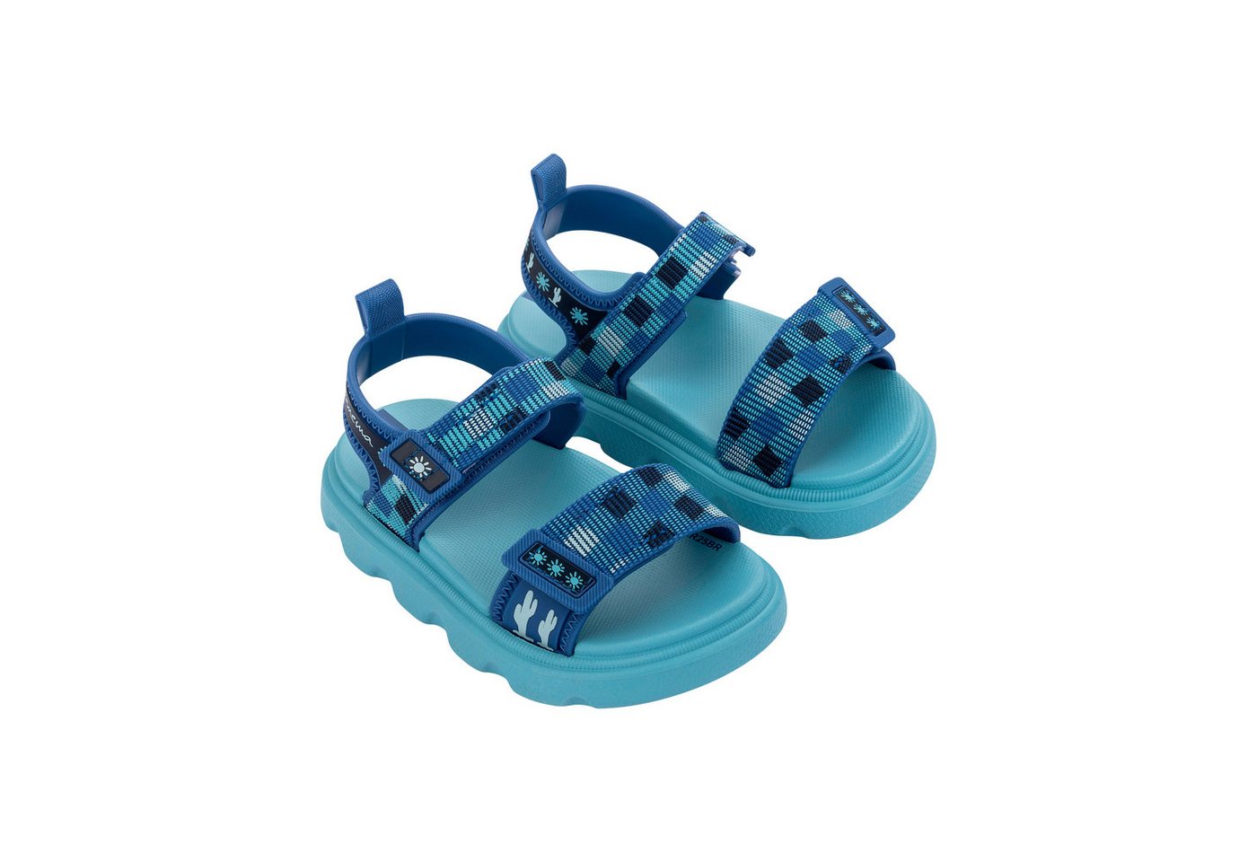 Ipanema ADVENTURE UNISEX BABY - Sandalen Sandale Babysandale im schlichten Design - Klettverschluss (blau)