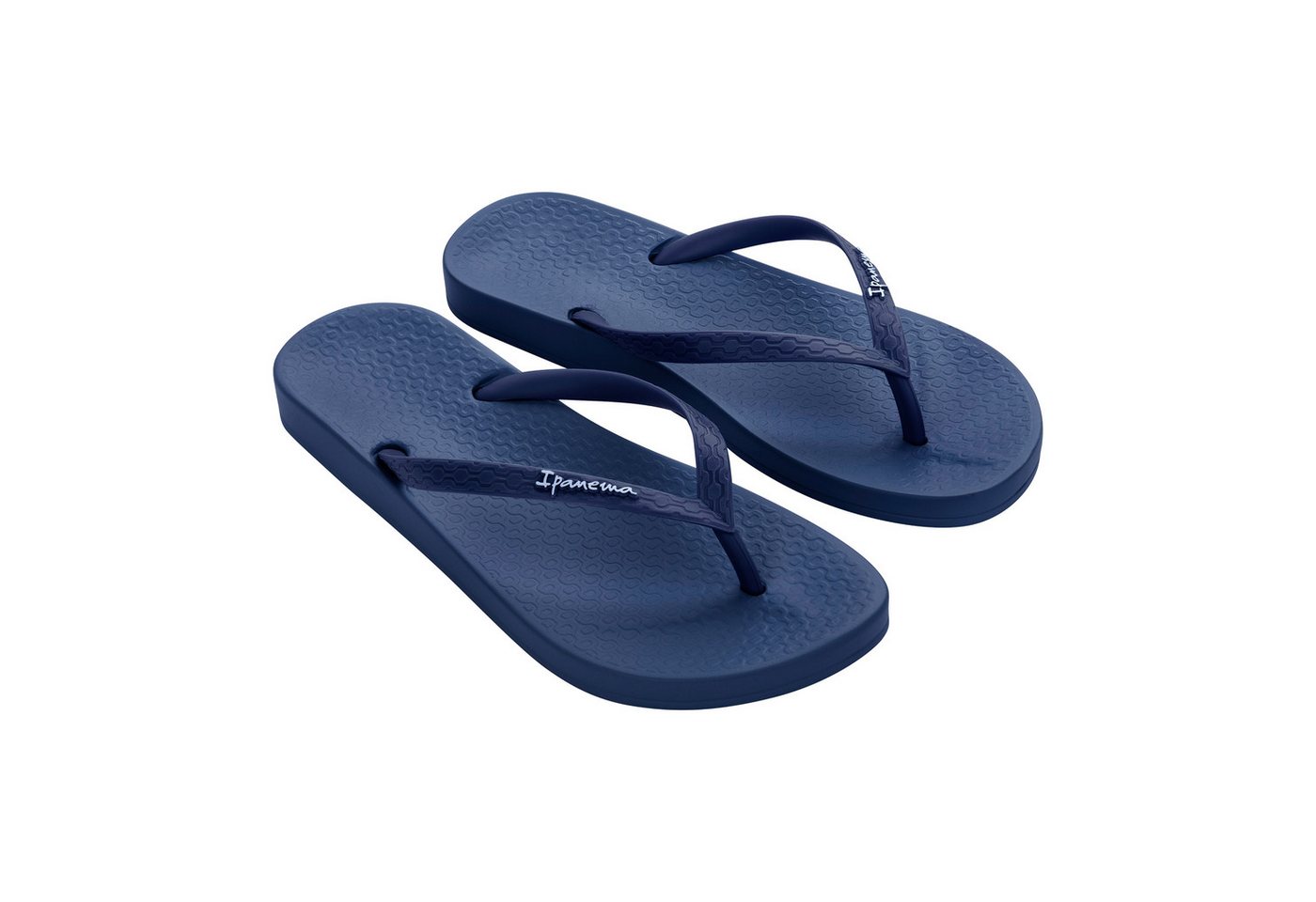 Ipanema ANAT COLORS FEM - Zehentrenner / Flip Flop Zehentrenner anatomisches Fußbett - viele Farben - wasserfest - rutschfest (blau)