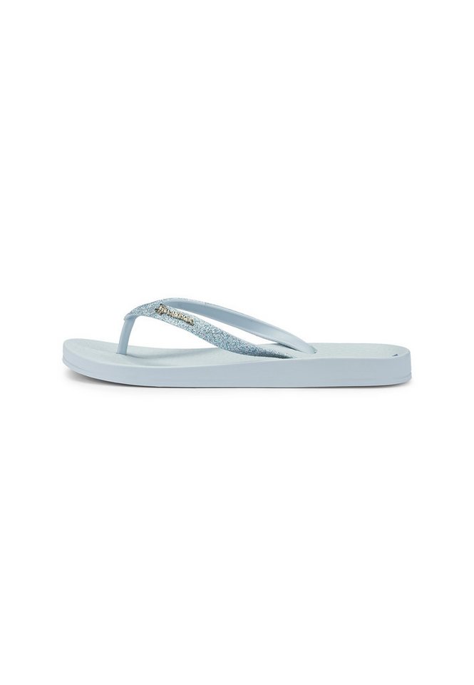 Ipanema ANAT LOLITA FEM - Zehentrenner / Flip Flop Zehentrenner Flip Flops - Glitzer-Riemen - anatomisches Fußbett - rutschfest (blau)