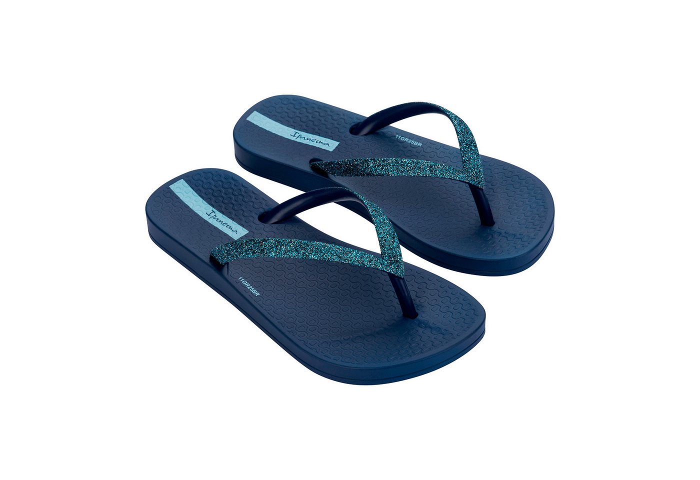 Ipanema ANT LOLITA KIDS - Zehentrenner / Flip Flop Zehentrenner Flip Flops mit Glitzer-Riemen - anatomisches Fußbett - rutschfest
