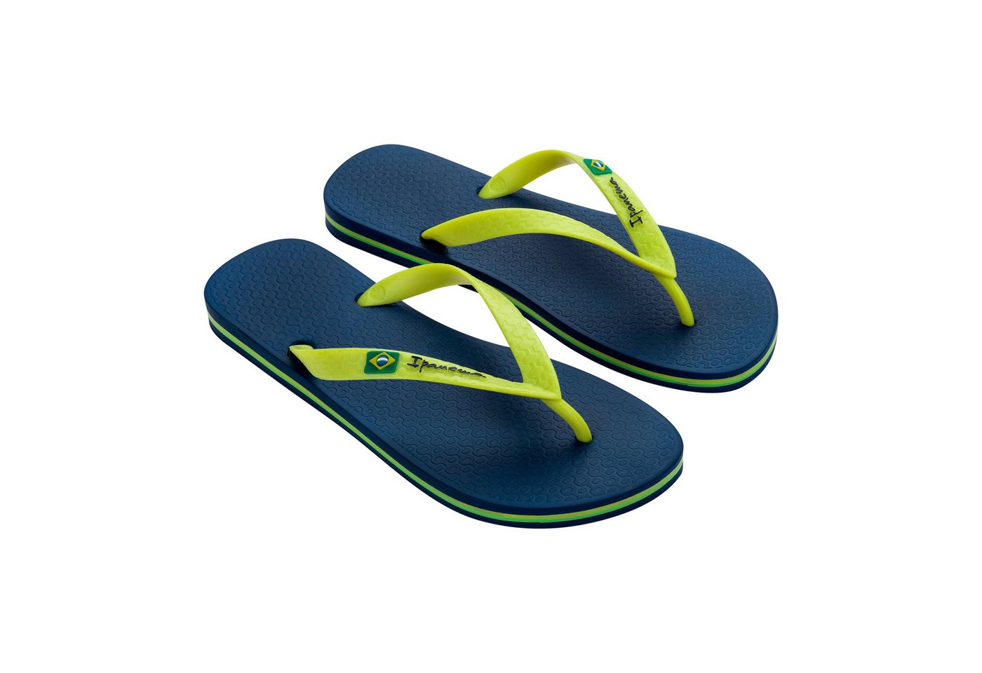 Ipanema CLAS BRASIL II AD - Zehentrenner / Flip Flop Zehentrenner rutschfeste Sohle - wasserfest - Basic Flip Flop für Herren (blau/grün)