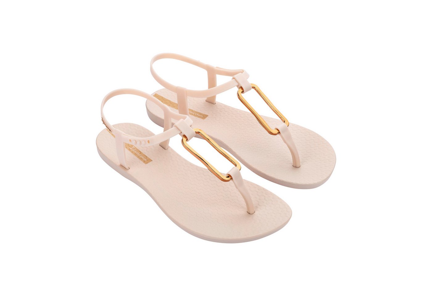 Ipanema CLASS MODERN SANDAL FEM - Sandalen Sandale Sandale mit Metall-Applikation - größenverstellbare Riemen (beige/braun)