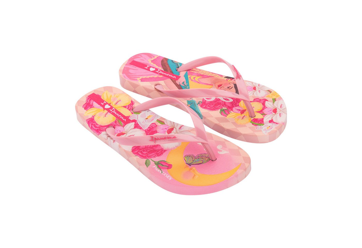 Ipanema GRAFFITI V FEM - Zehentrenner / Flip Flop Zehentrenner bunte Flip Flops - wasserfest - auffällige Design (rosa)