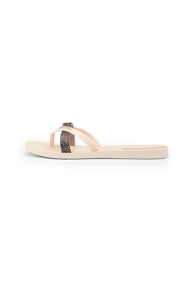 Ipanema KIREI CHIC FEM - Zehentrenner / Flip Flop Zehentrenner Flip Flop mit auffälligem dritten Riemen - rutschfest - bedruckt (weiß)