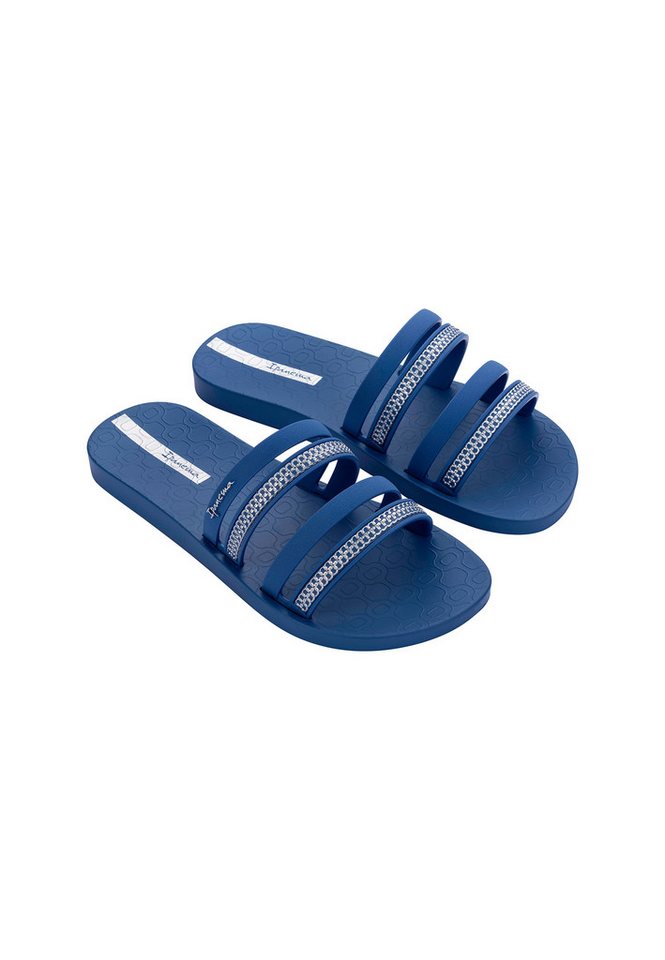 Ipanema MESH SLIDE II FEM - Slides Badepantolette Metallverzierung auf dem Riemen (blau)
