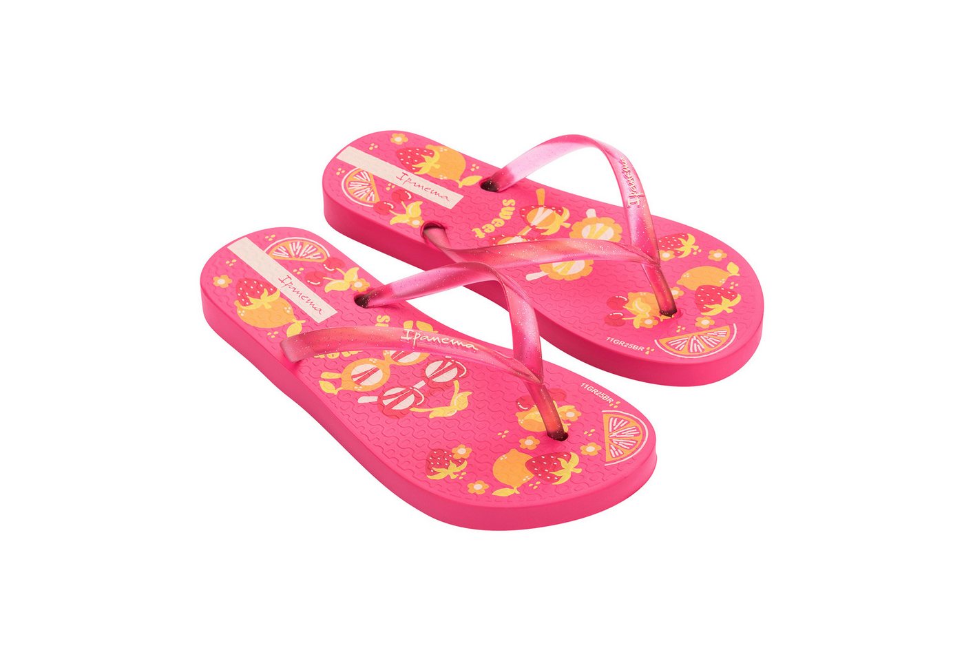 Ipanema TEMAS GIRLS KIDS - Zehentrenner / Flip Flop Zehentrenner bedruckte Innensohle - rutschfest - wasserfest