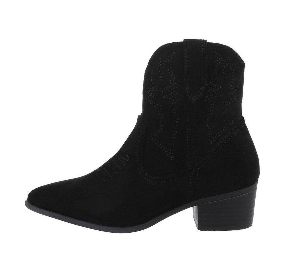 Ital-Design Damen Cowboyboots Western Westernstiefelette