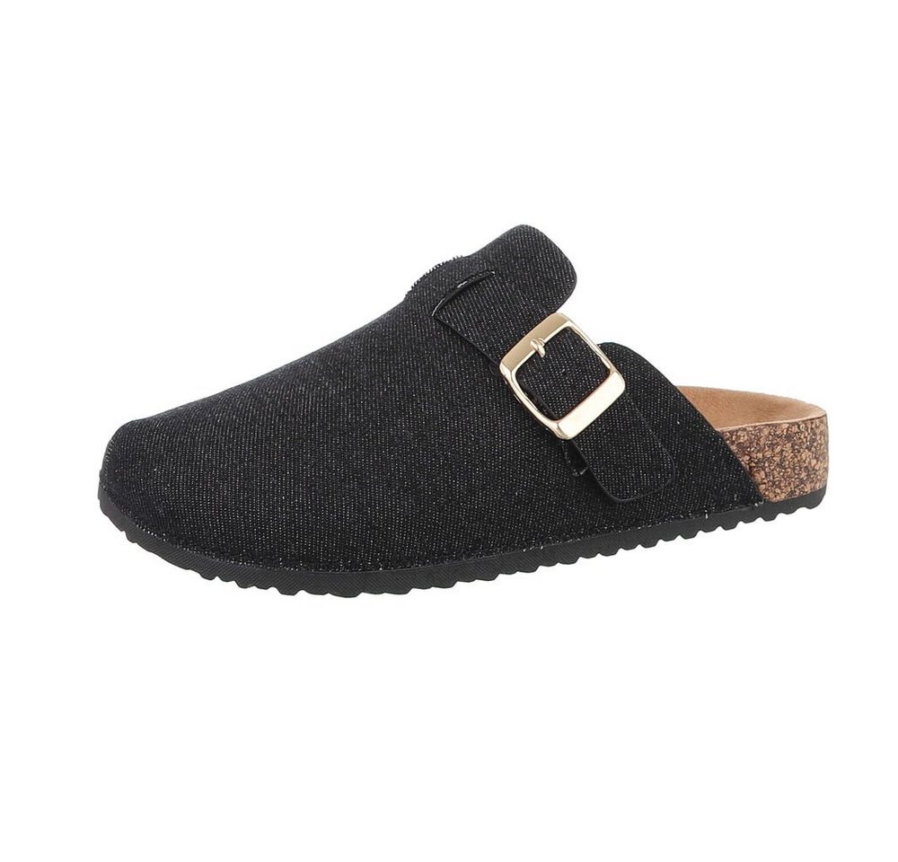 Ital-Design Damen Mules Freizeit Pantolette