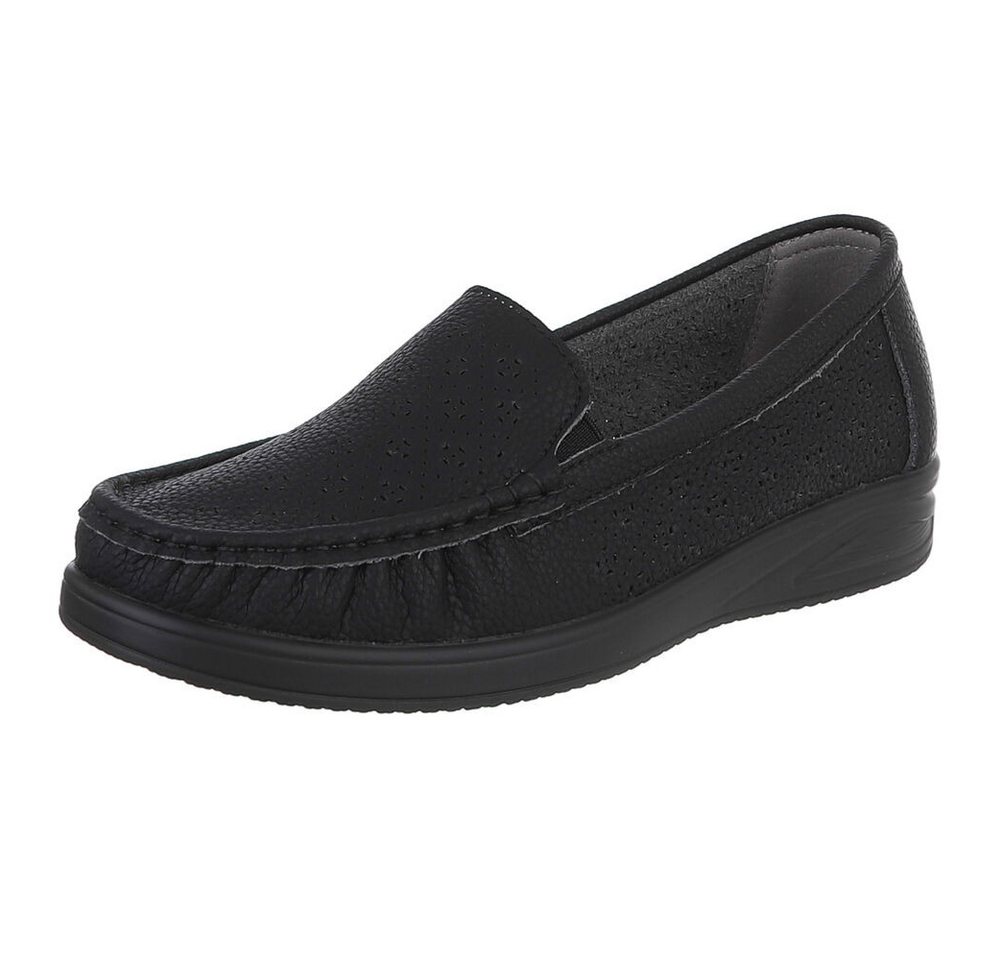 Ital-Design Elegante Freizeitschuhe für Damen mit hohem Tragekomfort Slipper (91261376) ultraleichte und komfortable Sohle