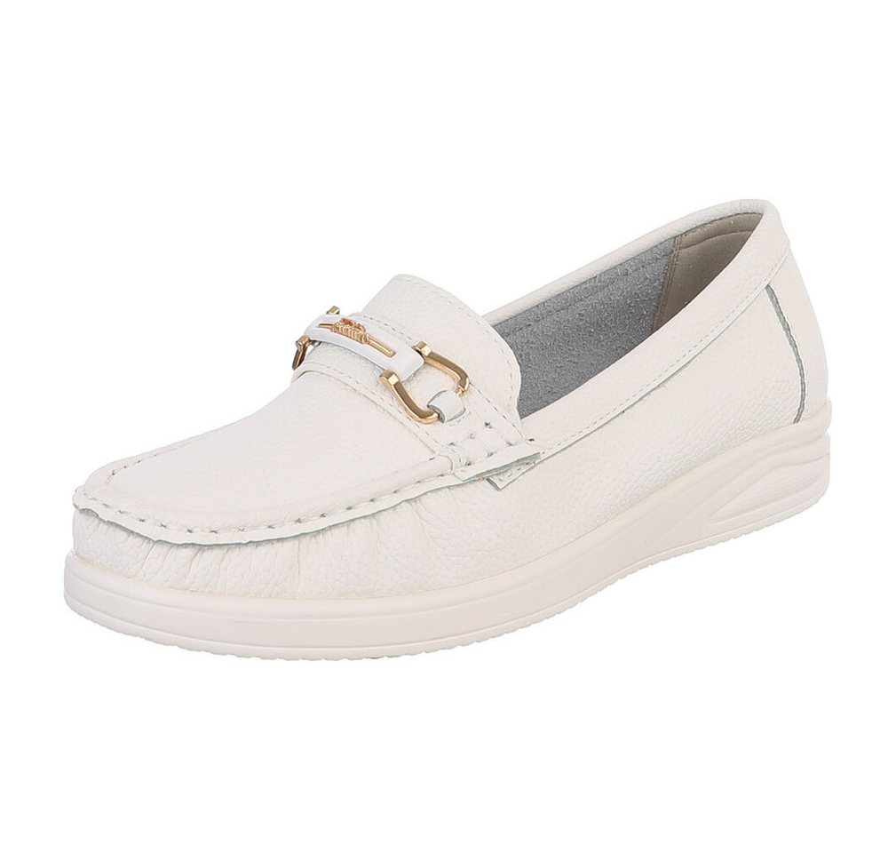 Ital-Design Komfortabler Schuh mit profilierter Sohle für Damen Slipper (91261517) ultraleichte und komfortable Sohle