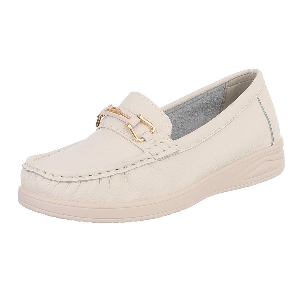 Ital-Design Komfortabler Schuh mit profilierter Sohle für Damen Slipper (91261533) ultraleichte und komfortable Sohle