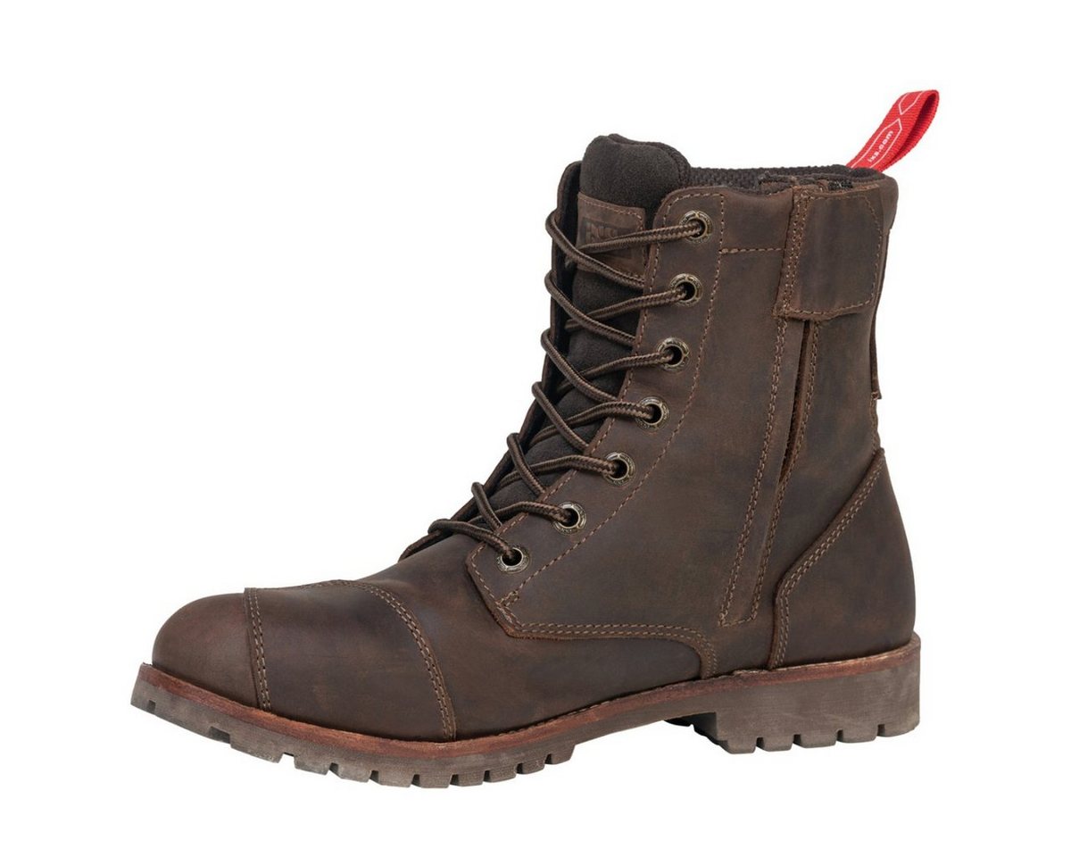 IXS Oiled Leather Motorradschuhe braun 41 Motorradstiefel (Packung, Antistatische und Öl- und Benzinfeste Sohle)