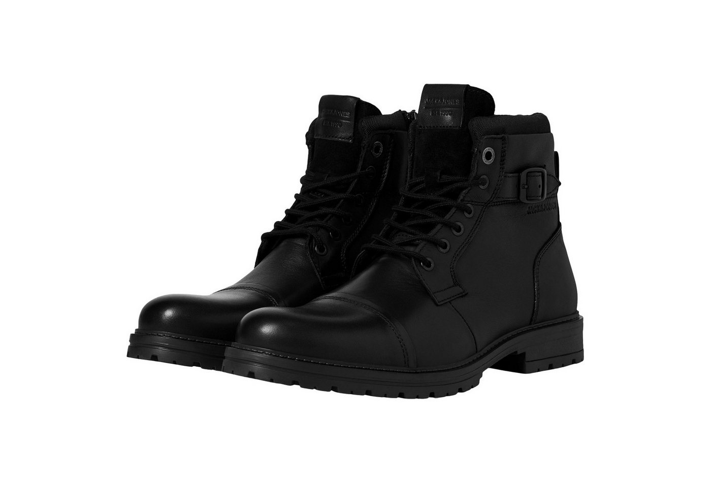 jack & jones JFWDEXTER Leather Boot SN Stiefel mit seitlichem Reißverschluss