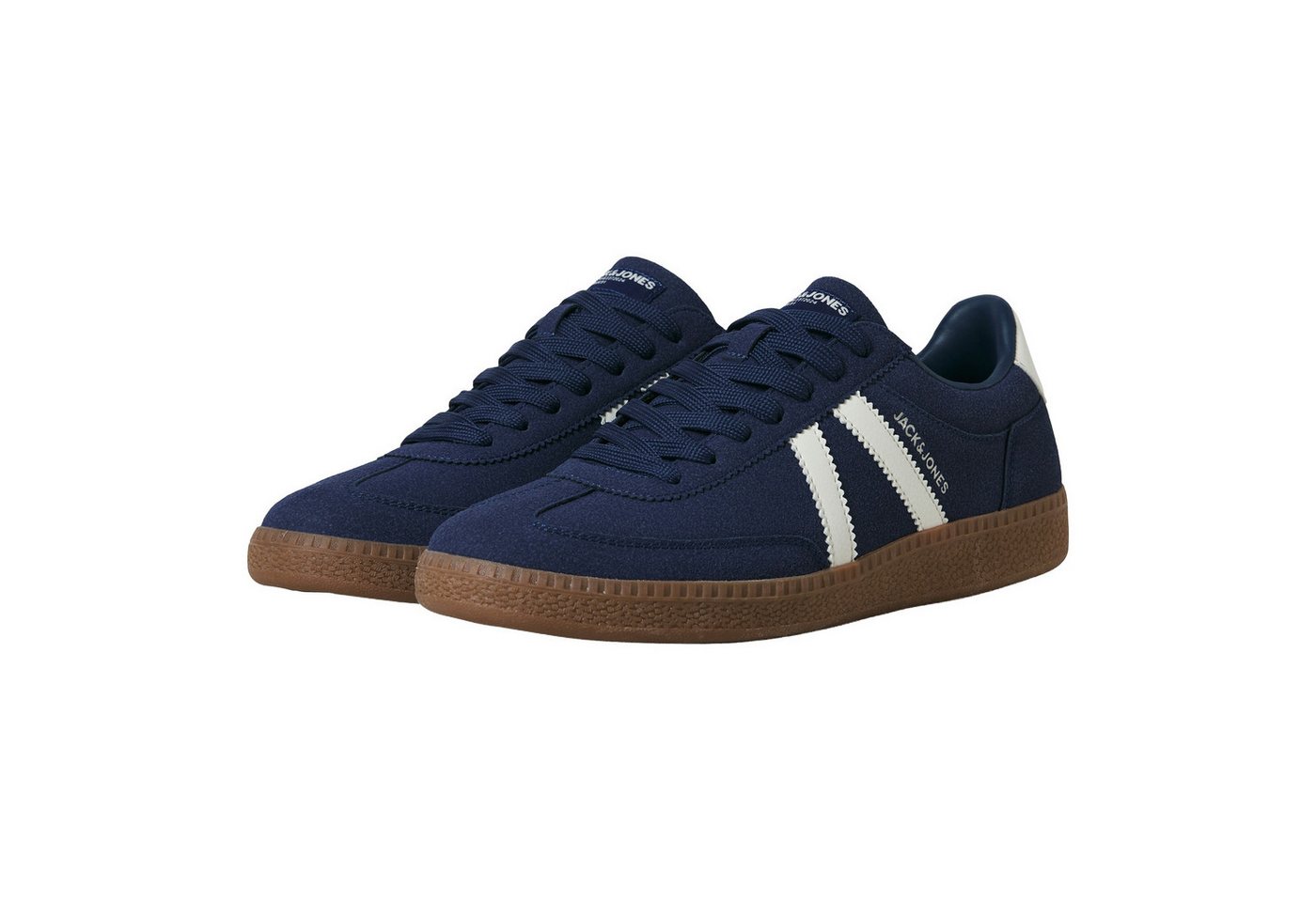 jack & jones JFWKIRK International Campaign Sneaker Sneaker mit Signature Streifen (blau)