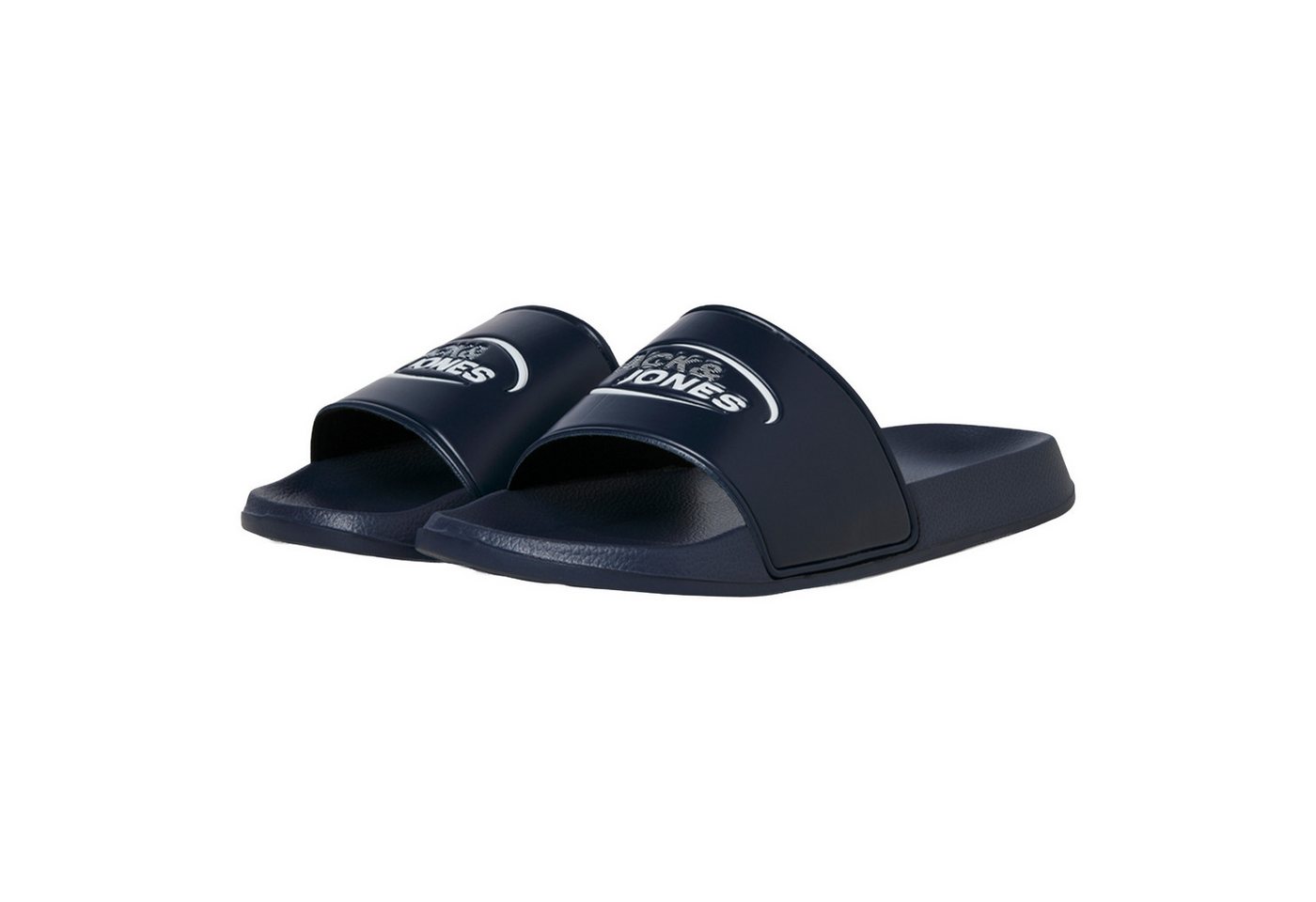 jack & jones JFWOSCAR Logo Slider Badeschuh mit plakativem Markenschriftzug
