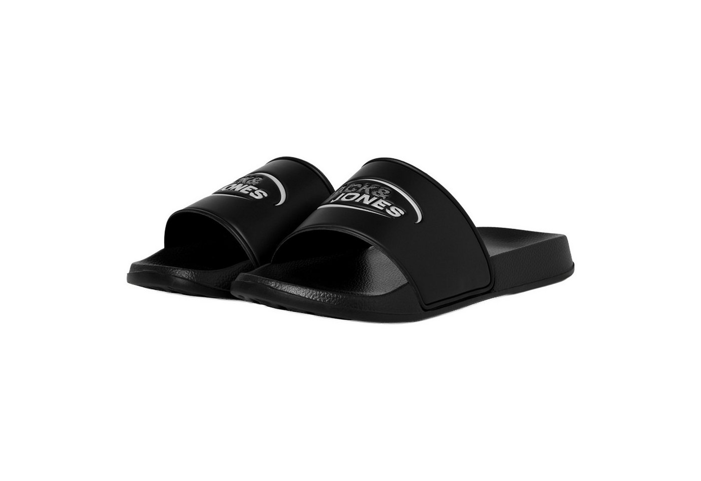 jack & jones JFWOSCAR Logo Slider Badeschuh mit plakativem Markenschriftzug