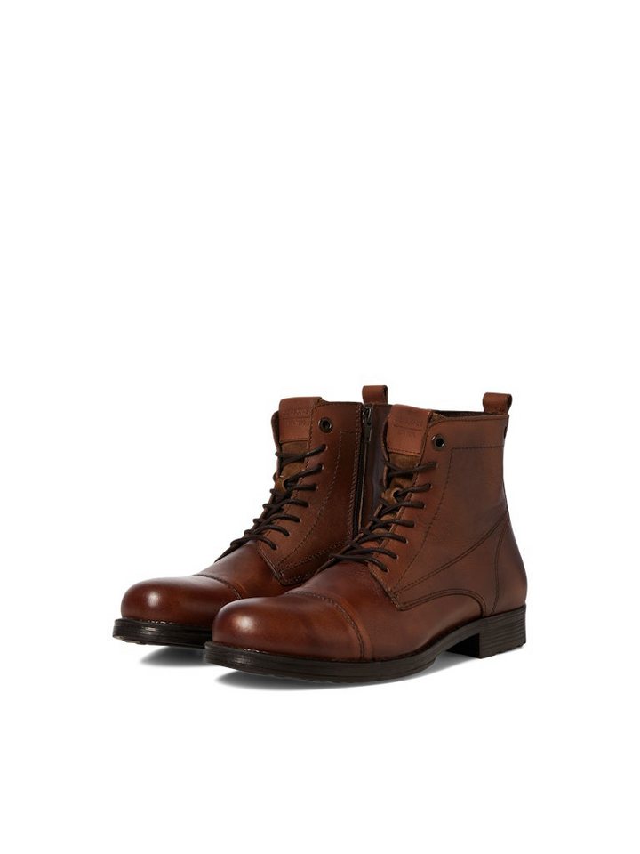 jack & jones JFWSHAUN Schnürboots mit Innenreißverschluss