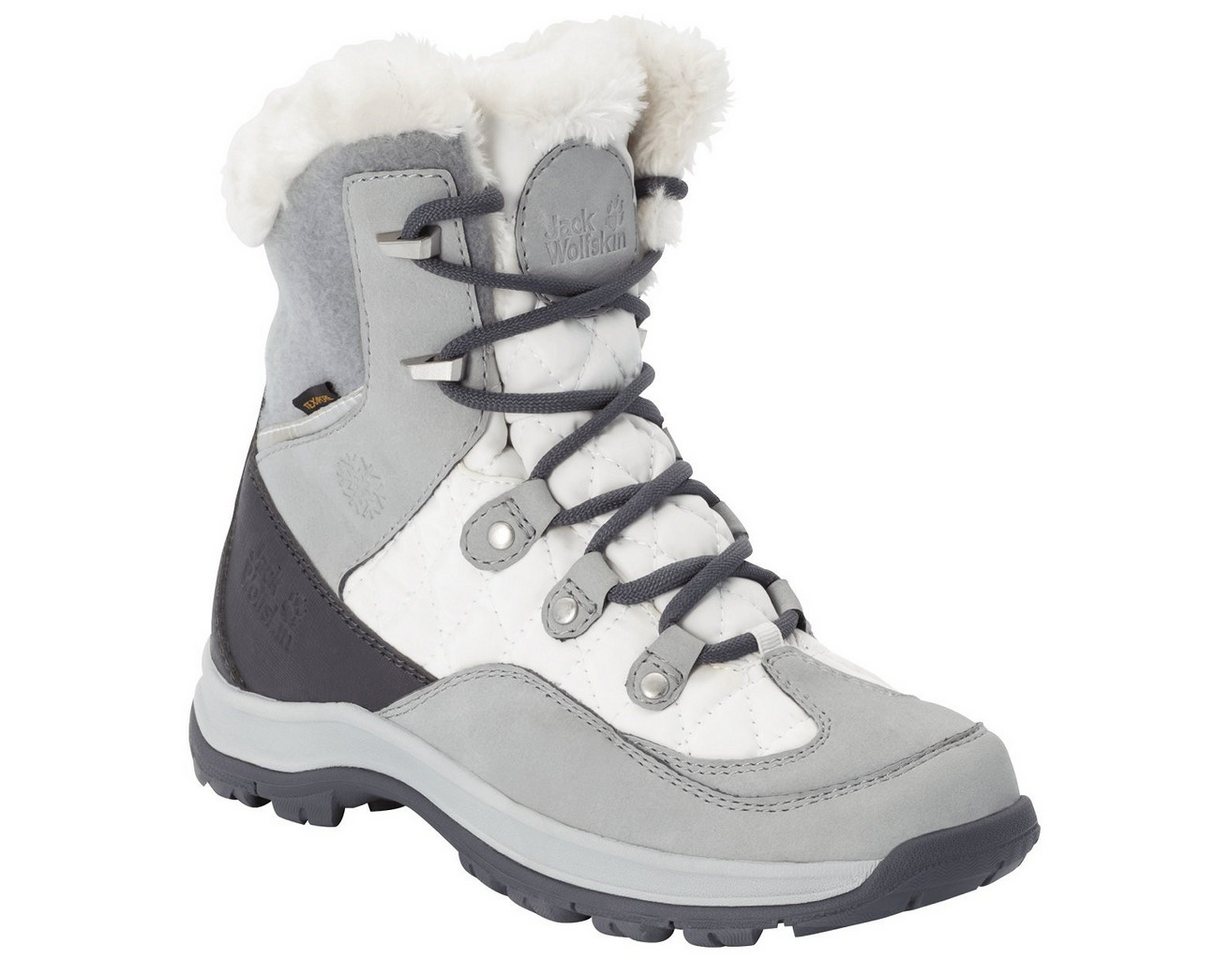 Jack Wolfskin Aspen Mid Texapore (wasserdicht) weiss/grau Damen Winterstiefel