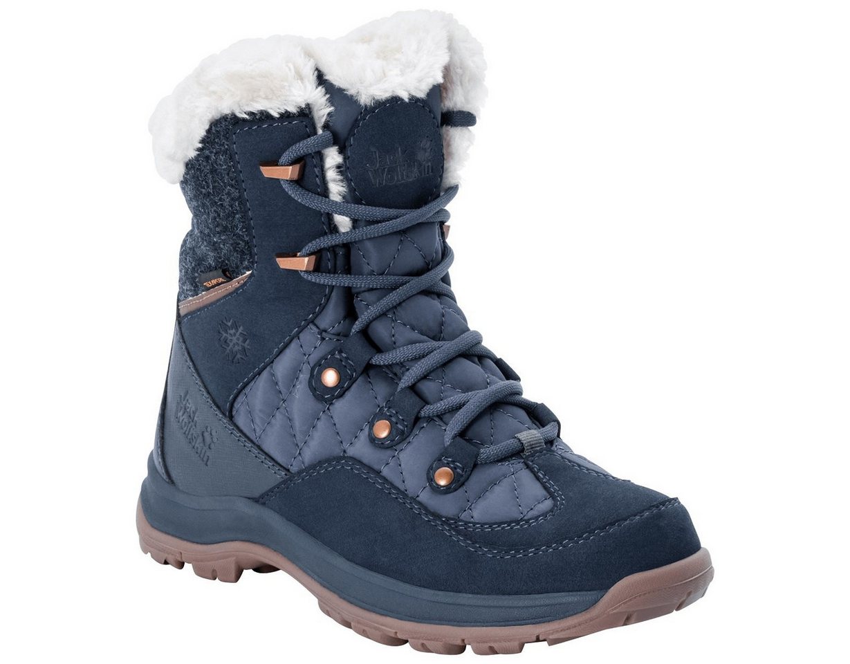 Jack Wolfskin Cold Bay Mid Texapore (wasserdicht) dunkelblau Damen Winterstiefel