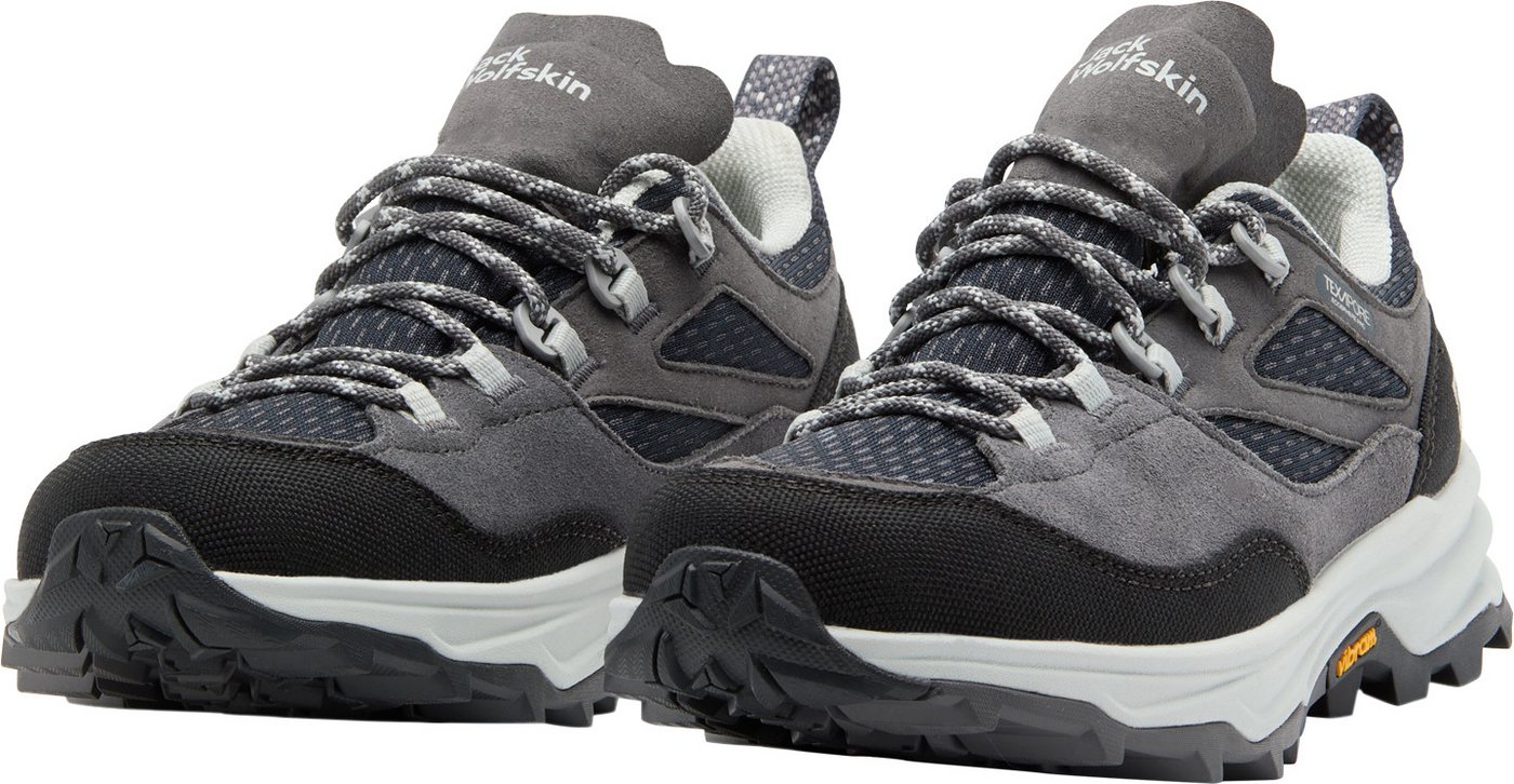 Jack Wolfskin CYROX TEXAPORE LOW W Wanderschuh Wasserdicht, Trekkingschuh (graphite)